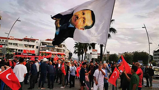 Marmaris'te Cumhurbaşkanı Erdoğan sevinci