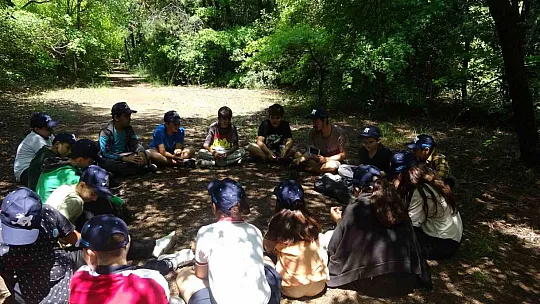 Ekoloji için buluşan öğrenciler doğa içinde çevreyi tanıdı