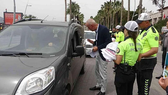 Marmaris'te Kaymakam Aksoy'un katılımı ile 'bayramınız kemerli olsun' denetimleri yapıldı