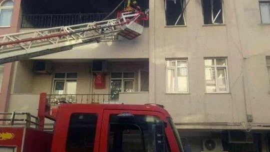 Marmaris'te konut yangını