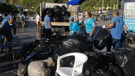 Marmaris'te koylar temizlendi