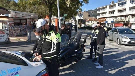 Marmaris'te kural tanımaz motosiklet sürücülerine göz açtırılmıyor