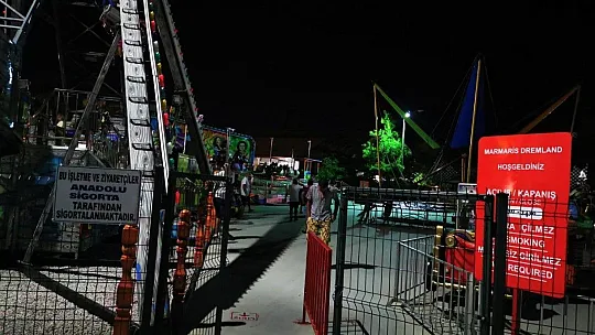 Marmaris'te lunaparka silahlı saldırı