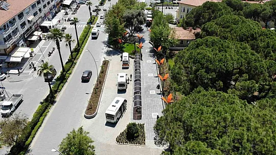 Merkez durak noktasına estetik dokunuş