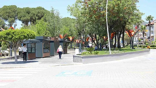 Merkez durak noktasına estetik dokunuş