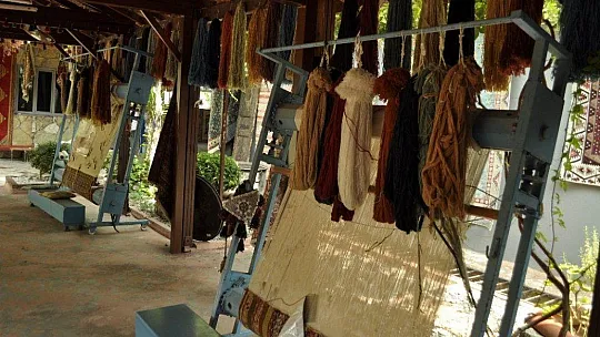 Marmaris'te müze gibi halı mağazası