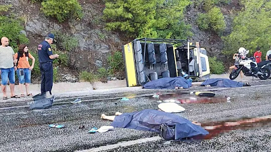 MARMARİS'TE SAFARİ FACİASI: 5 ÖLÜ, 6 YARALI