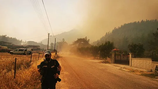 Marmaris'te TOMA'lar iş başında