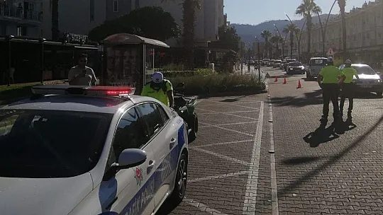 Marmaris'te trafik denetimleri arttırıldı