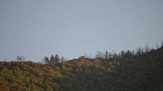 Marmaris'te yanan ormanlık alan havadan görüntülendi