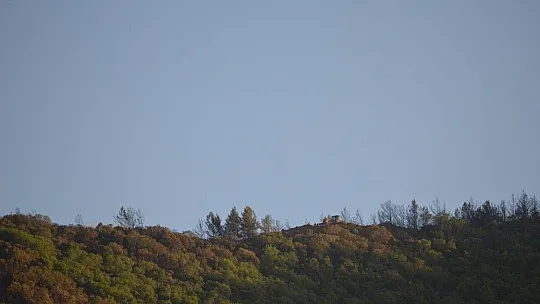 Marmaris'te yanan ormanlık alan havadan görüntülendi