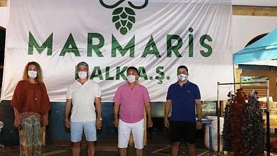 Marmaris'te yöresel ürünler pazarı açıldı