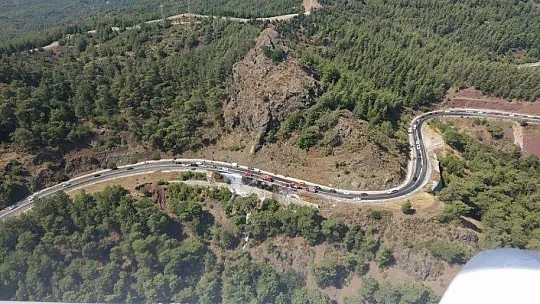 Marmaris'teki yangın büyümeden söndürüldü