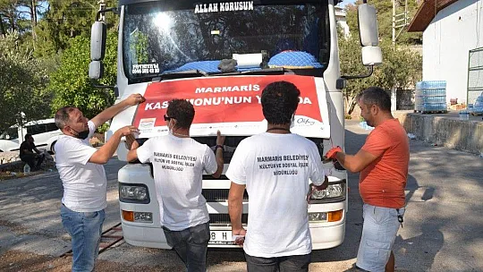 Marmaris'ten Karadeniz'e yardım eli