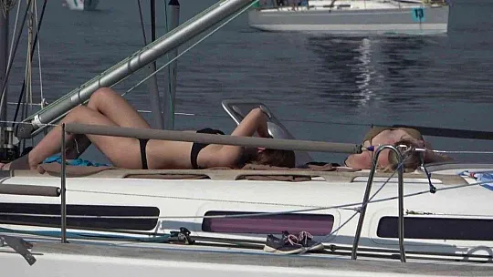 Marmaris Uluslararası Yelken Yarışları'nda renkli görüntüler