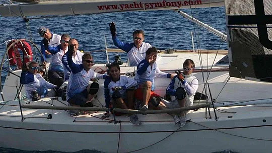 Marmaris Uluslararası Yelken Yarışları'nda renkli görüntüler