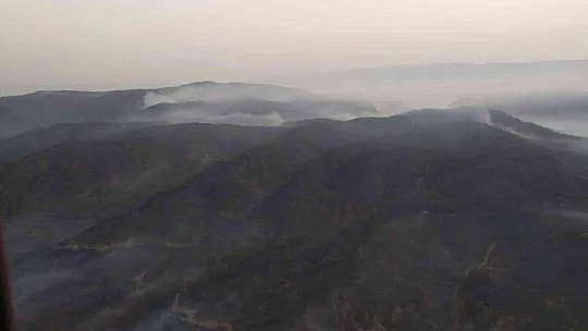 Marmaris yangınına 38 helikopter, 15 uçakla müdahale devam ediyor