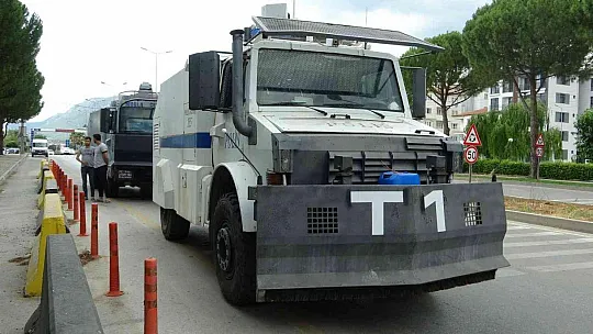 Marmaris yangınında görev alan TOMA'lar uğurlandı