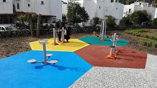 Marmaris Zübeyde Hanım Parkı yenilendi