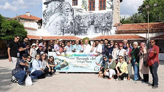 Menteşe Belediyesi 12 farklı ülkeden ressama ev sahipliği yaptı