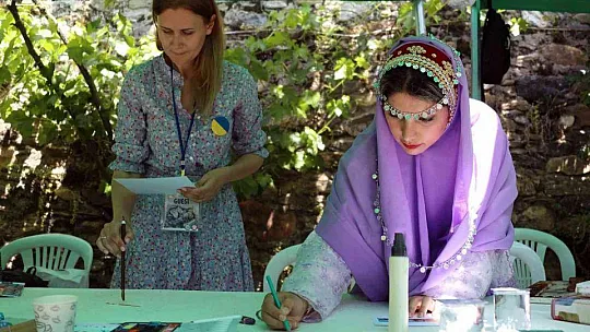 Menteşe Belediyesi 12 farklı ülkeden ressama ev sahipliği yaptı