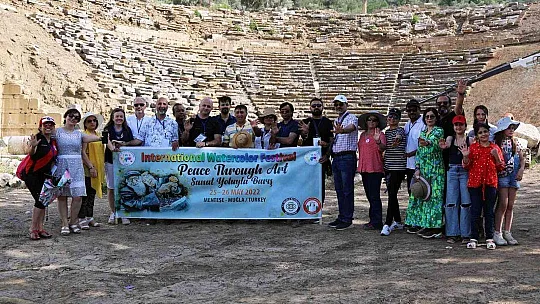 Menteşe Belediyesi 12 farklı ülkeden ressama ev sahipliği yaptı
