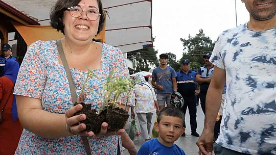 Belediye 10 bin sebze fidesi dağıttı