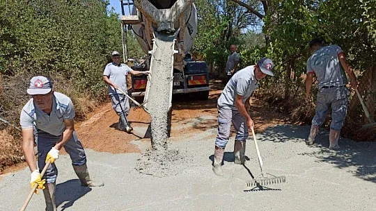 Menteşe Belediyesi kırsaldaki yolları kışa hazırlıyor