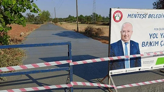 Menteşe Belediyesi kırsaldaki yolları kışa hazırlıyor