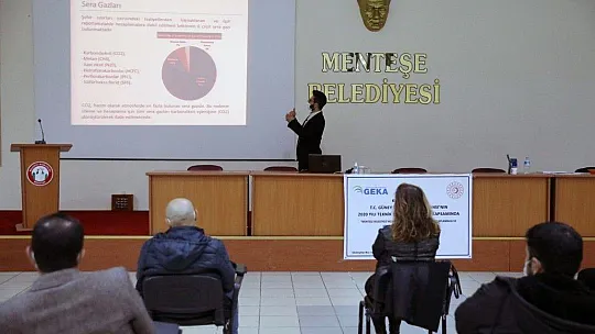 Menteşe Belediyesi personeline Karbon Ayak İzi eğitimi