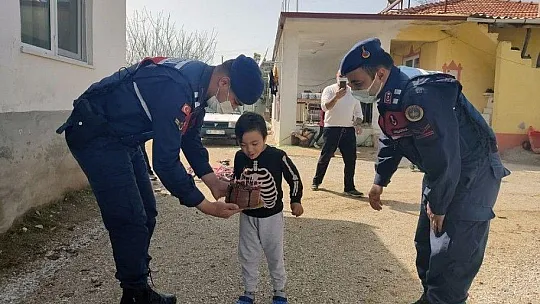 Menteşe Jandarması Down Sendromlular ile birlikte oldu