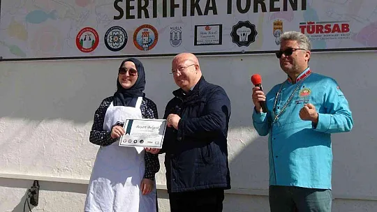 Menteşe Mutfak Atölyesinin ilk sertifikaları verildi