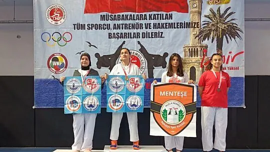 Menteşeli karateciler İzmir'de fırtına gibi esti