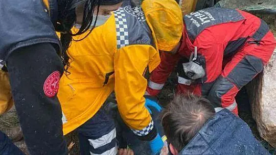 Mermer ocağında iş kazası: 1 yaralı