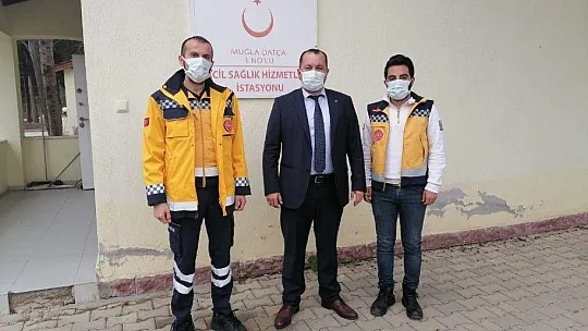 MHP Datça İlçe yönetimi sağlık çalışanlarını unutmadı