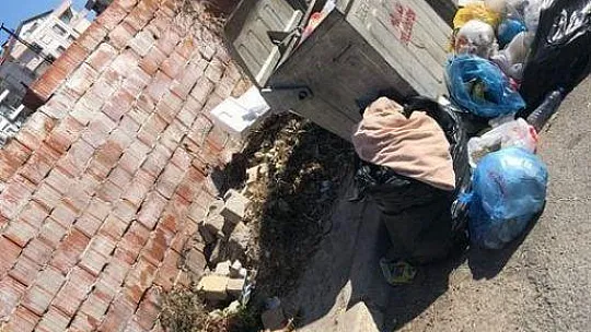 Milas Belediyesi toplamadı, ortalık çöplüğe döndü