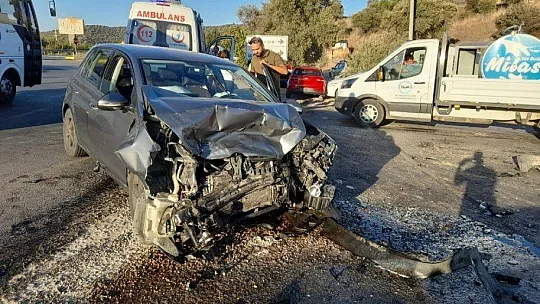 Milas-Bodrum karayolunda kaza: 1 yaralı