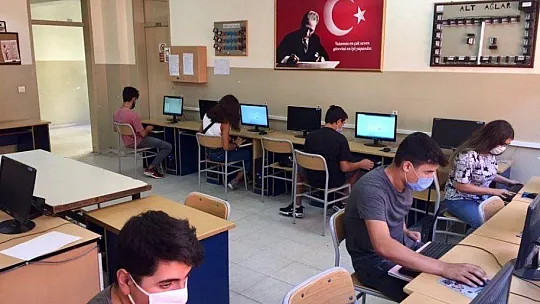 Milas'ta 72 noktada EBA destek odaları açıldı
