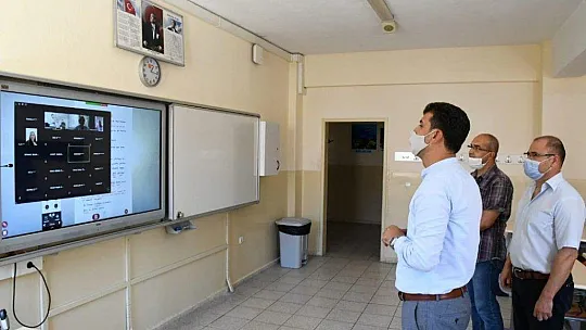 Milas'ta 72 noktada EBA destek odaları açıldı