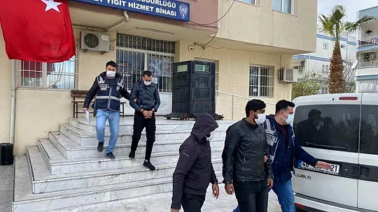 Milas'ta akaryakıt ve akü hırsızları yakalandı