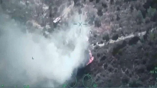 MİLAS'TA ÇIKAN YANGINA MÜDAHALE DEVAM EDİYOR