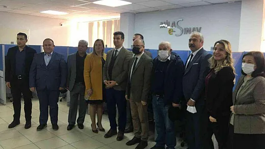 Milas'ta e-sınav merkezi açıldı
