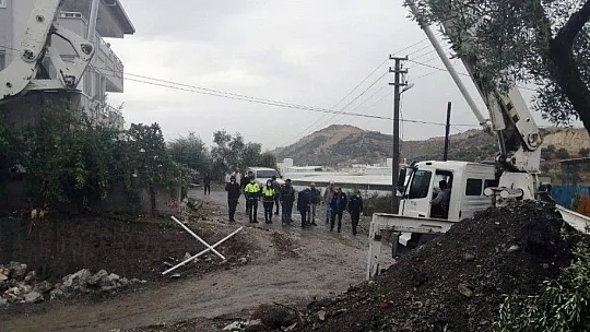 Milas'ta iş kazası: 1 yaralı