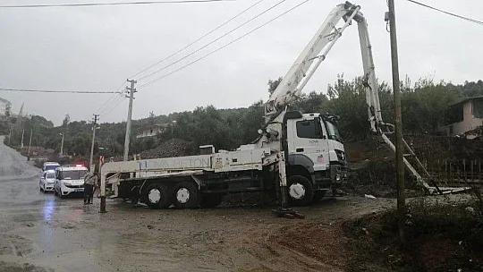 Milas'ta iş kazası: 1 yaralı