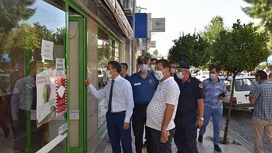 Milas'ta korona virüs denetimleri devam ediyor