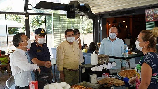 Milas'ta Kovid-19 denetimleri devam ediyor