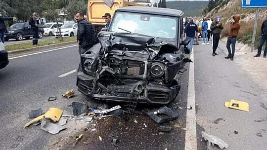 Milas'ta lüks cip karşı şeride geçti: 3 yaralı