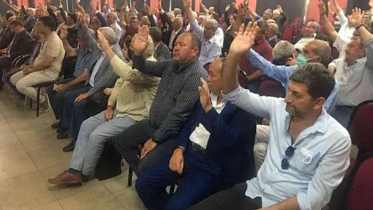 Milas'ta mahalle muhtarları, genel kurulda bir araya geldi