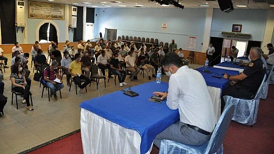 Milas'ta muhtarlar toplantısı yapıldı