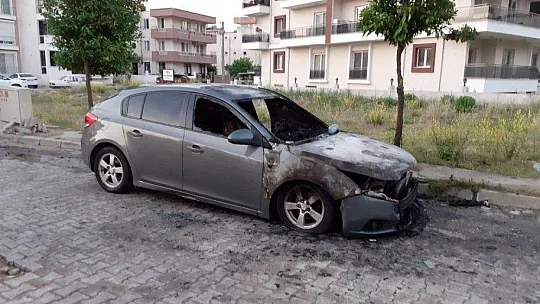 Milas'ta otomobil küle döndü